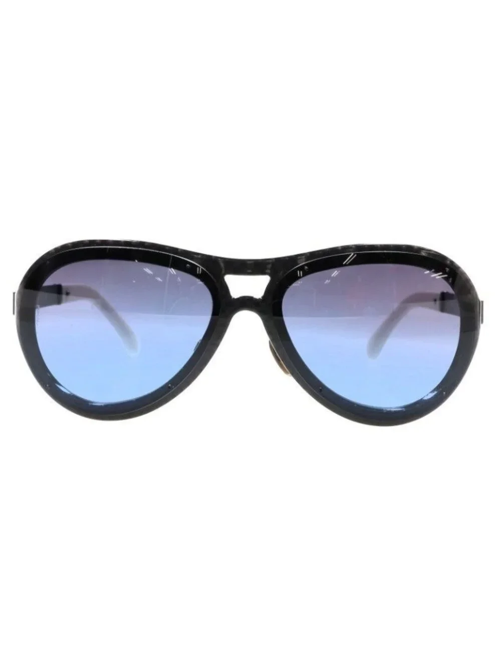 Chanel Carbon Fiber Pilot Sunglasses 63 Eyewear